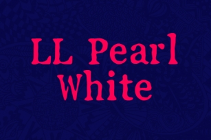 LL Pearl White Font Download
