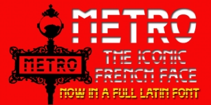 Paris Metro Font Download