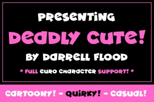 Deadly Cute Font Download