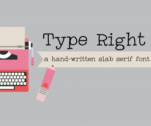 Type Right Font Download