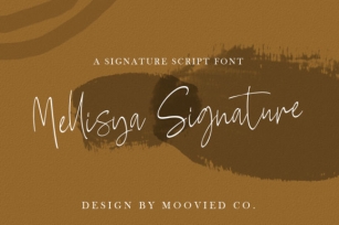 Mellisya Signature Font Download