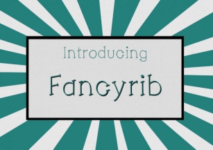 Fancyrib Font Download