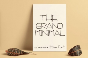 The Grand Minimal Font Download