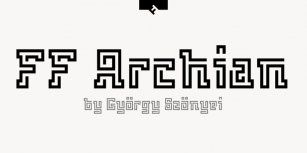 FF Archian Stencil Pro Font Download