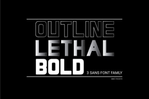 Lethal Family Font Download