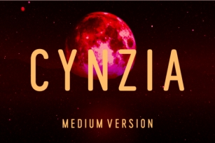 Cynzia Medium Font Download