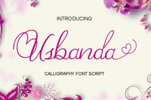 Usbanda Script Font Download