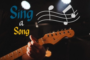 Sing a Song Font Download