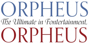 Orpheus Pro Font Download