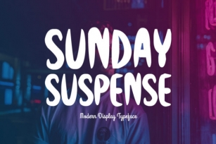 Sunday Suspense Font Download