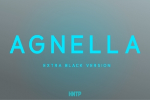 Agnella Extra Black Font Download