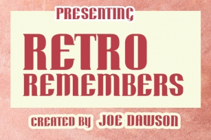 Retro Remembers Font Download