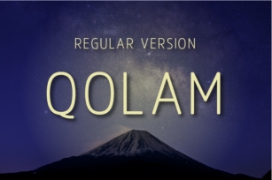 Qolam Regular Font Download