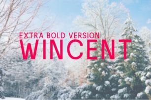 Wincent Extra Bold Font Download