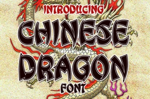 Chinese Dragon Font Download