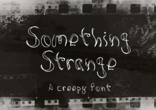 Something Strange Font Download