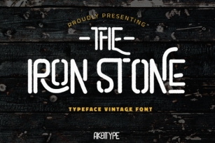The Iron Stone Font Download