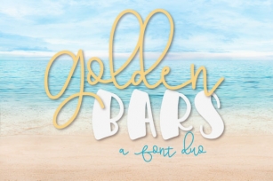 Golden Bars Font Download