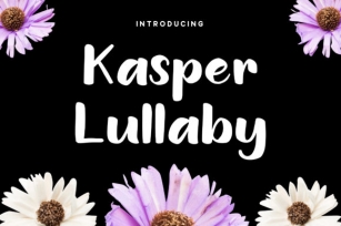 Kasper Lullaby Font Download