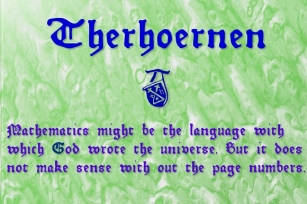 Therhoernen Font Download