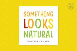 Something Looks Natural Font Download