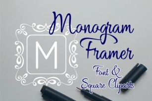 Square Monogram Framer Font Download