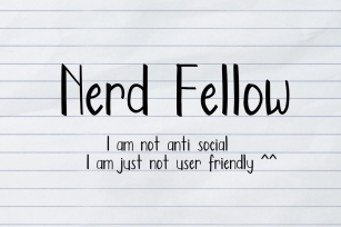 Nerd Fellow Font Download