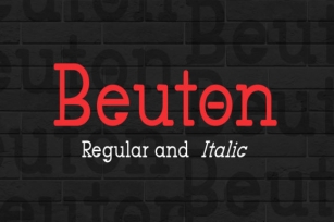 Beuton Font Download