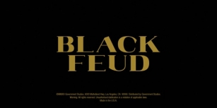 Black Feud Font Download