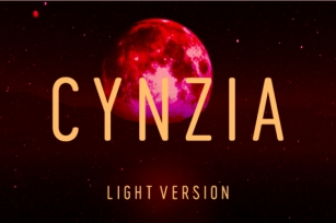 Cynzia Light Font Download