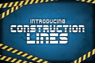 Construction Lines Font Download