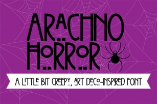 Arachno Horror Font Download