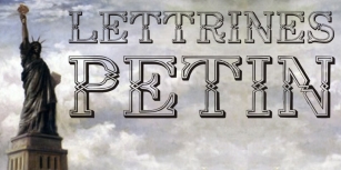 Lettrines Petin Font Download