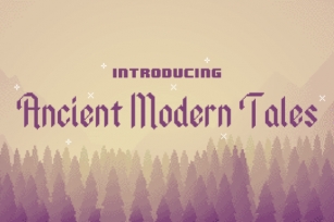 Ancient Modern Tales Font Download