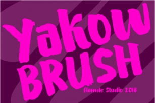 Yakow Brush Font Download