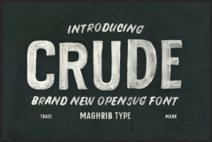 Crude Font Download