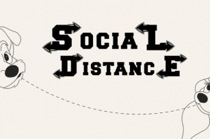 Social Distance Font Download