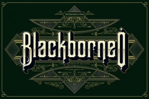 BlackBorneo Font Download