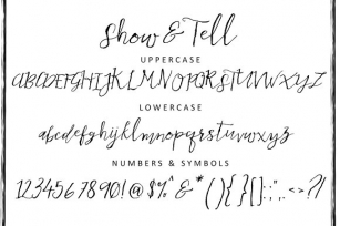 Show & Tell Font Download