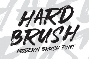 Hardbrush Font Download