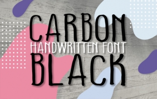 Carbon Black Font Download