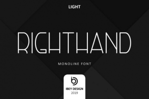 Right Hand Light Font Download