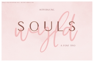 Souls Wyld Font Trio Font Download