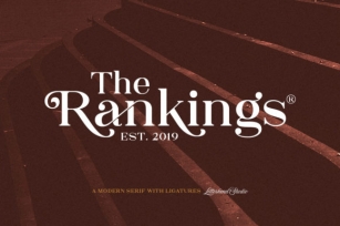 The Rankings Font Download