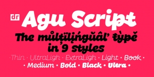 DR Agu Script Font Download