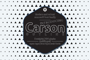 Carson Outline Font Download