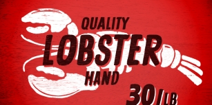 Lobster Hand Font Download
