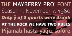 Mayberry Pro Font Download