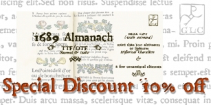 1689 Almanach Font Download
