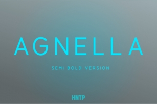 Agnella Semi-Bold Font Download